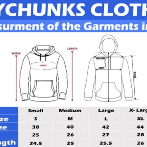 LAZYCHUNKS Men's Cotton Full Sleeve Hooded Neck Sweatshirt Stylish Jacket