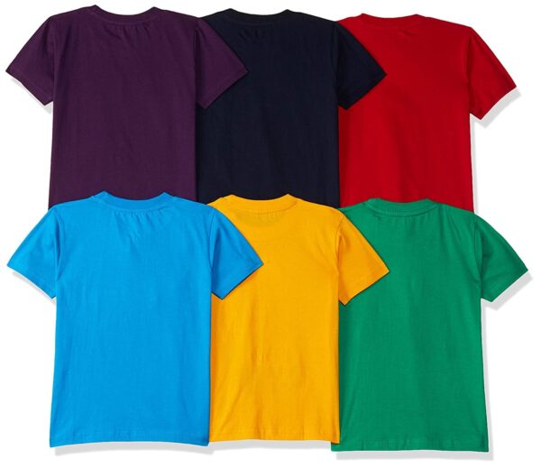 T2F Boy's Cotton Printed Regular Fit T-Shirt (Pack of 6) - Image 2