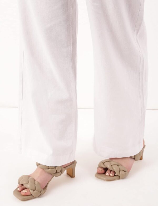 Marks & Spencer Women's High Rise Wide Leg Fit Trouser - Image 3