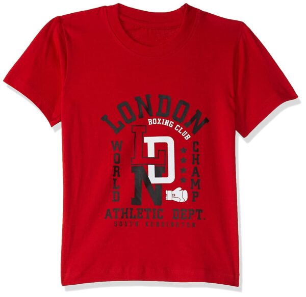 T2F Boy's Cotton Printed Regular Fit T-Shirt (Pack of 6) - Image 3