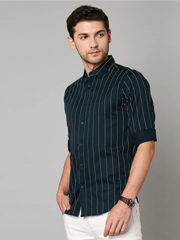 Dennis Lingo Men's Cotton Slim Fit Shirt - Image 4