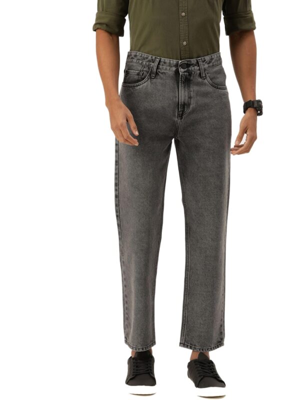 BENE KLEED Jeans for Men|Men Grey Relaxed Fit Solid Jeans | 100% Cotton Modern and Comfortable