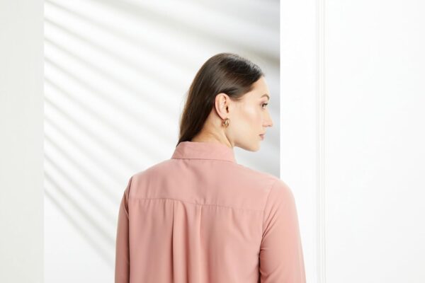 Symbol Premium Women's Solid Desk-to-Dinner' Soft Formal Shirt (Button Down | Regular Fit) - Image 7