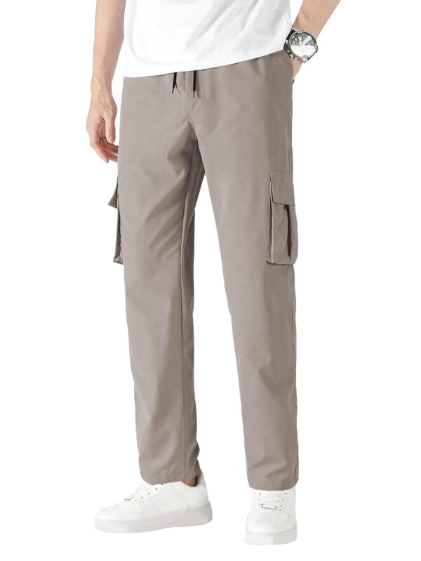 TAGDO Men Flap Pocket Drawstring Waist Trousers (2030)