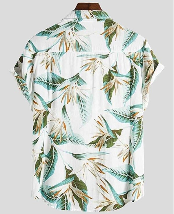 Leriya Fashion Men's Casual Rayon Relaxed Fit Shirt Button Down Summer Shirts for Men | Stylish Printed | Short Sleeve | Trendy (Available in Plus Size and Combo Pack of 2) - Image 2