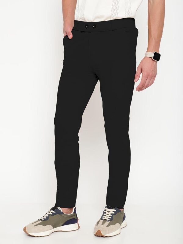 Men's Trouser II Men's Regular Casual Pants II Men's Regular Fit Casual Trouser (Trousers-121) - Image 2