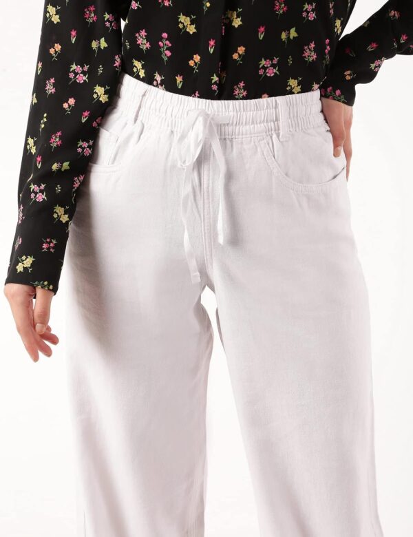 Marks & Spencer Women's High Rise Wide Leg Fit Trouser - Image 4
