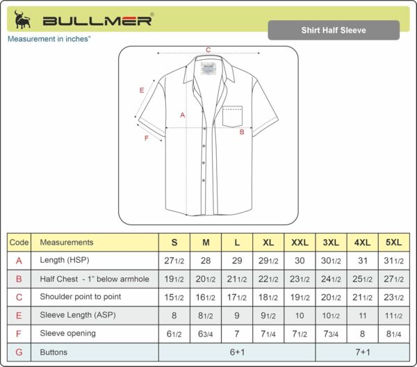 BULLMER Trendy Regular Fit Printed Half Sleeve Shirt for Men - Image 6