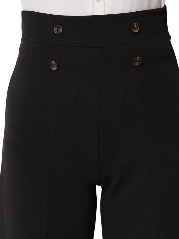 KOTTY Women's High Rise Polyester Blend Relaxed Fit Trousers - Image 3