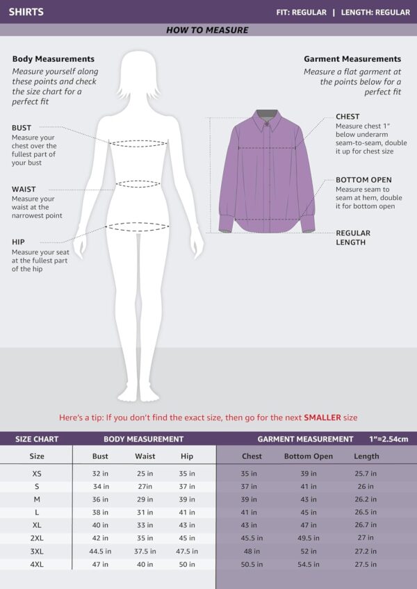 Symbol Premium Women's Solid Desk-to-Dinner' Soft Formal Shirt (Button Down | Regular Fit) - Image 6