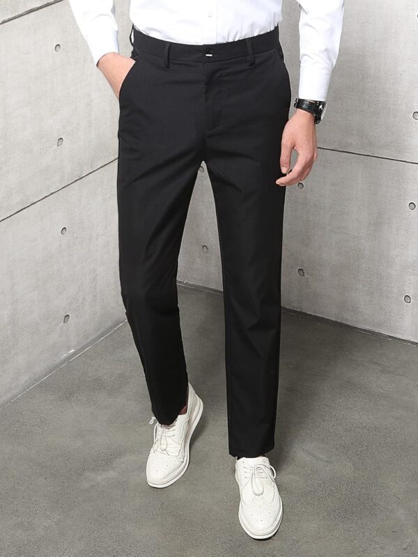 GRECIILOOKS Men's Regular Fit Mid Rise Regular Trousers Formal Fit | Stylish Slim Track Pant - Image 7