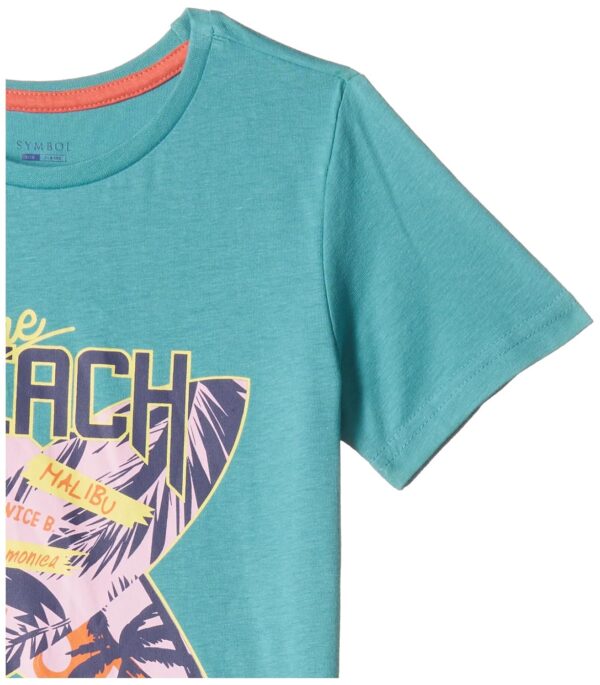 Amazon Brand - Symbol Graphic Regular Fit Boys 100% Cotton Printed Half Sleeves T-Shirt | Age 2-16 Years (Pack of 2) - Image 4
