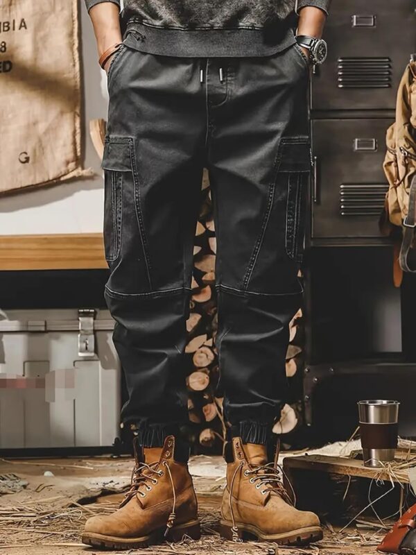 Lymio Men's Regular Fit Low Rise Cargo || Cargo Pants Cotton || Cargos (Cargo-101-104) - Image 7