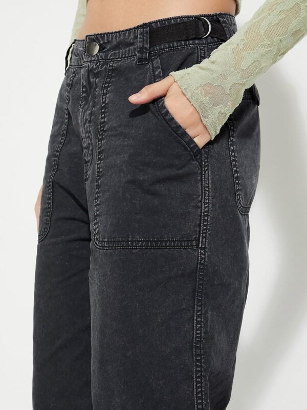 Max Women's High Rise URB_N Washed Wide Leg Jeans - Image 2