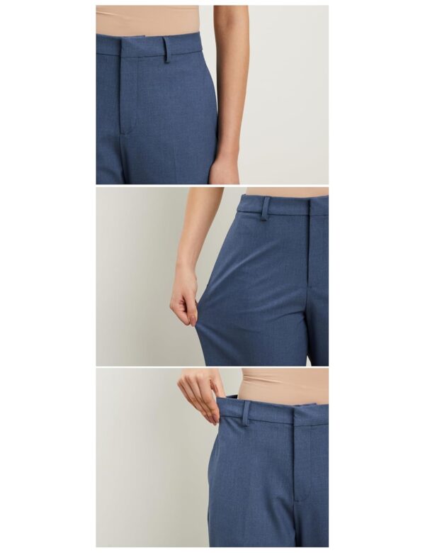 Symbol Premium Women's 'Desk-to-Dinner' Wide Leg 4-Way Stretch Formal Trousers (Flexi-Waist | Easy Care) - Image 4
