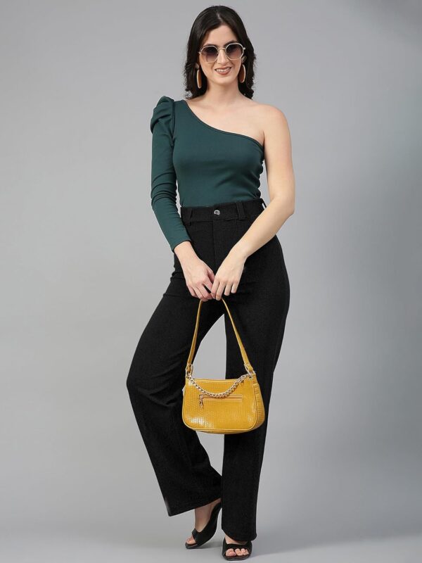 Mehrang Trousers for Women, Formal Pants for Women, Straight Fit Pants - Image 6