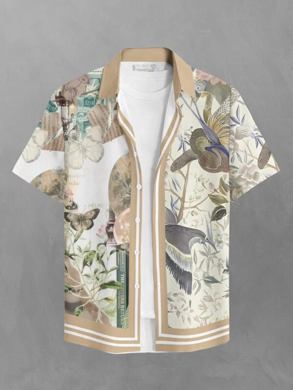 BULLMER Trendy Regular Fit Printed Half Sleeve Shirt for Men - Image 2