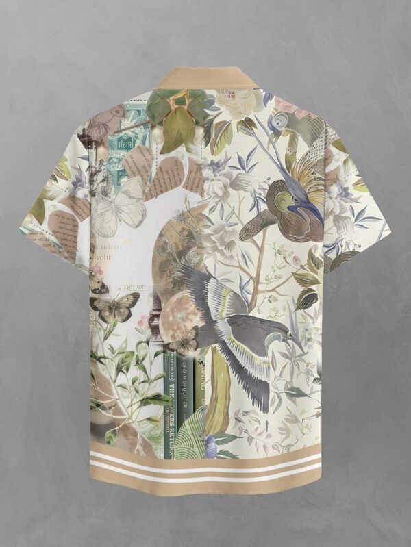 BULLMER Trendy Regular Fit Printed Half Sleeve Shirt for Men - Image 4