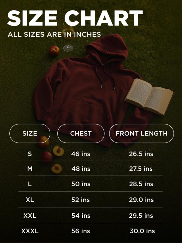 NOBERO Oversized Hoodies for Man Stylish | 280 GSM Rich Cotton Fleece Solid Oversized Fit Hooded Full Sleeve Oversized Sweatshirt for Men | Stylish Casual Wear Winter Hoodies for Men - Image 9