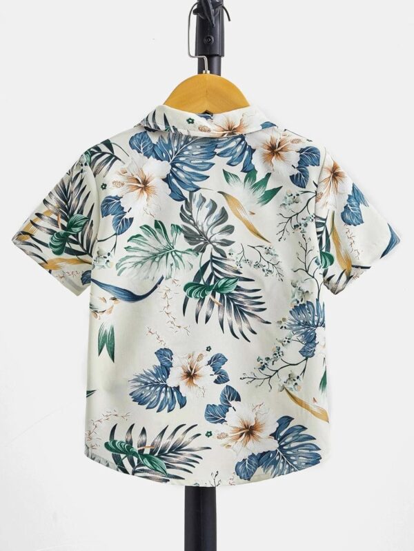 TAGAS Boy's Floral Regular Fit Shirt - Image 4