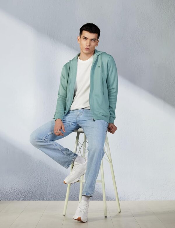 MARKRICH Men Zipper Jacket Hoody with Pocket - Image 2
