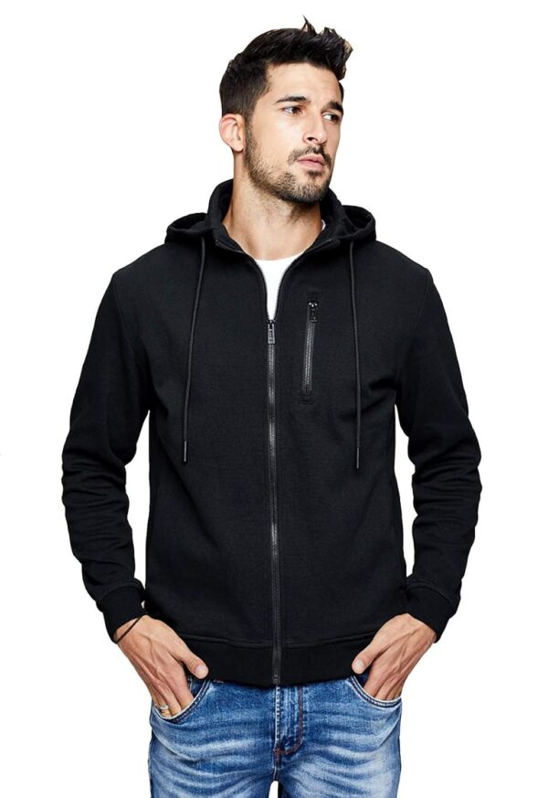 fanideaz Men's Cotton Hooded Sweatshirt with Zip - Image 3
