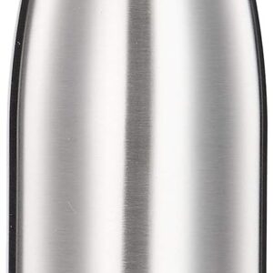 Amazon Brand - Solimo Stainless Steel Insulated 24 Hours Hot or Cold Bottle Flask, 1000 ml, Silver