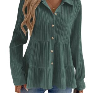 TOPLOT Tops for Women || Button-Up Tunic || Women Shirt (5247)