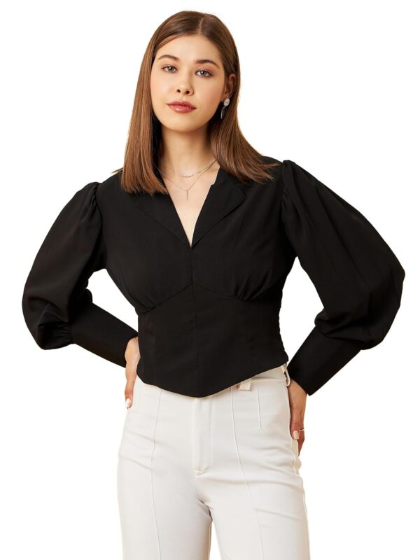 Rare Women's Solid Regular Fit Blouse