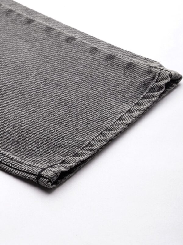 BENE KLEED Jeans for Men|Men Grey Relaxed Fit Solid Jeans | 100% Cotton Modern and Comfortable - Image 6