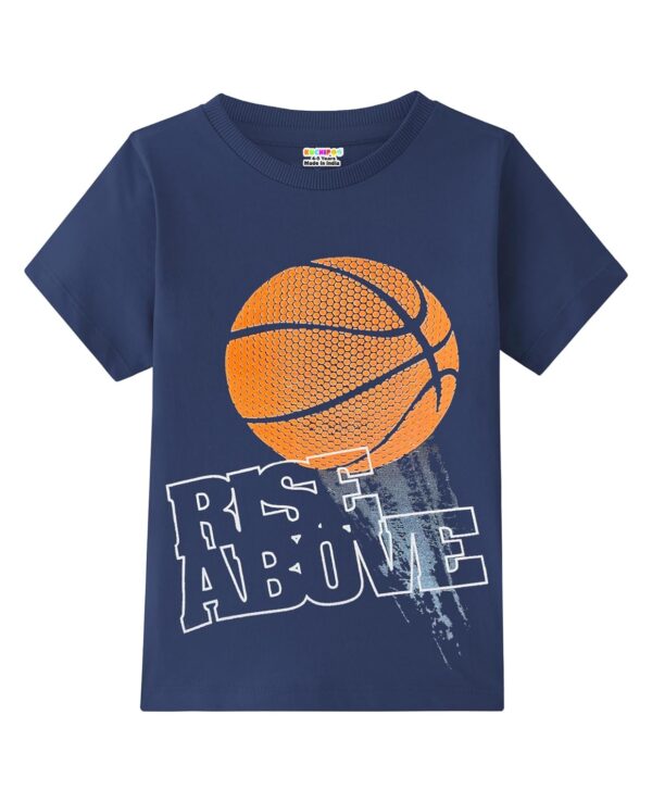 Kuchipoo Boys Half Sleeves Cotton T-Shirt - Image 5