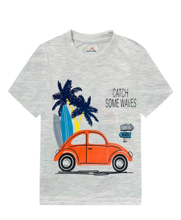Kuchipoo Boys Half Sleeves Cotton T-Shirt - Image 3