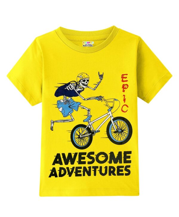 Kuchipoo Boys Half Sleeves Cotton T-Shirt - Image 6