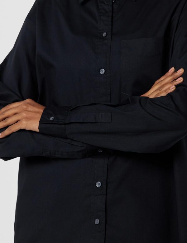GAP Women's Solid Loose Fit Full Sleeves Collared Blouse - Image 5