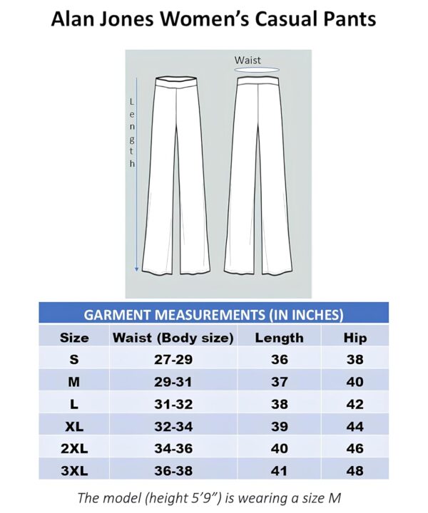 Alan Jones Clothing Women Relax Fit Ankle Length Trouser Jogger | Casual Lounge & Travel Wear - Image 6