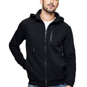 fanideaz Men's Cotton Hooded Sweatshirt with Zip