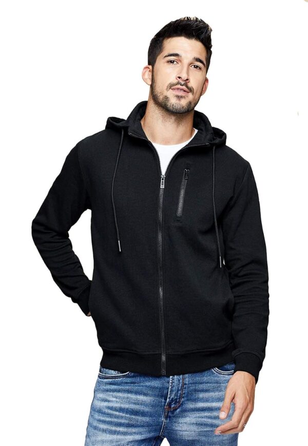 fanideaz Men's Cotton Hooded Sweatshirt with Zip