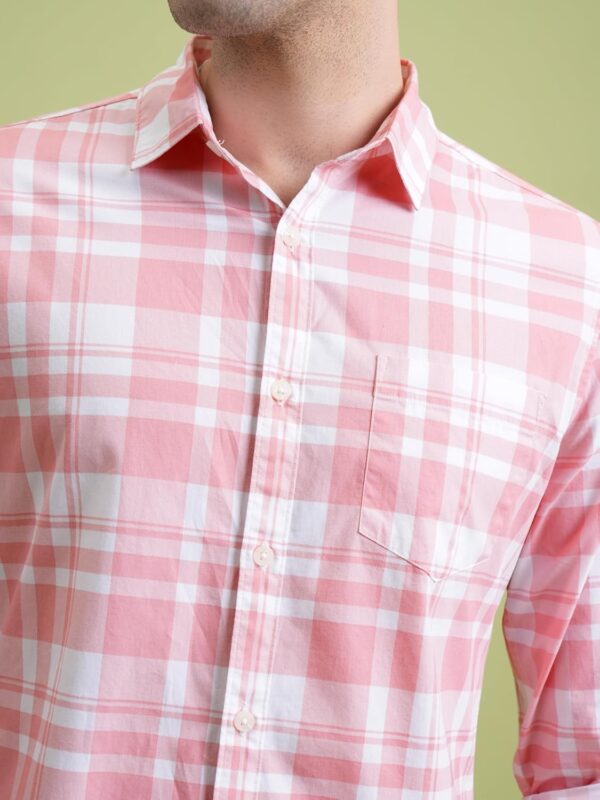 Highlander Men's Checkered Slim Fit PHSH000014 - Image 7