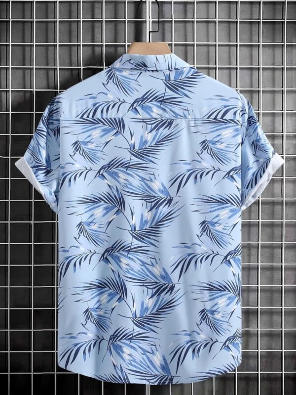 LERIYA FASHION Men's Rayon Shirt - Summer Button Down Shirts | Half Sleeve Printed |Formal |Casual Stylish (Available in Plus Size and Combo Pack of 2) - Image 2