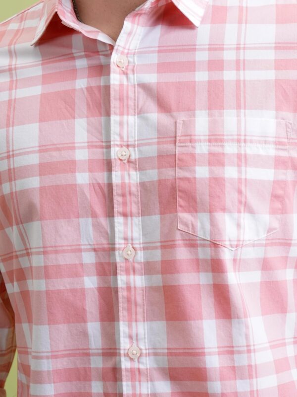 Highlander Men's Checkered Slim Fit PHSH000014 - Image 5
