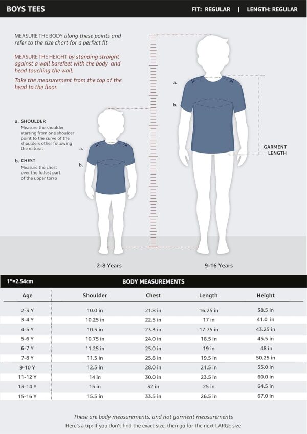Amazon Brand - Symbol Graphic Regular Fit Boys 100% Cotton Printed Half Sleeves T-Shirt | Age 2-16 Years (Pack of 2) - Image 5