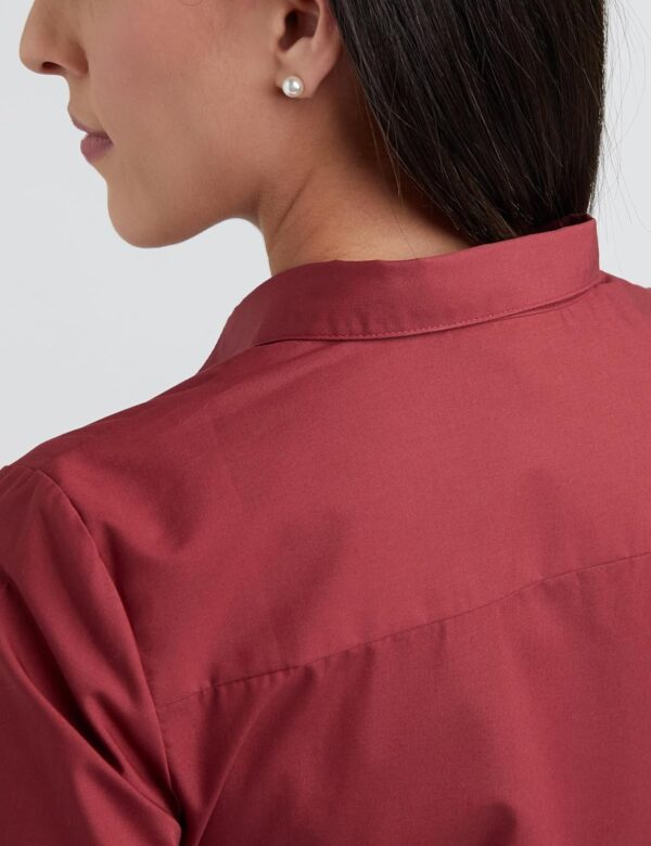 Allen Solly Women's Classic Fit Poly Cotton Formal Shirt - Image 6