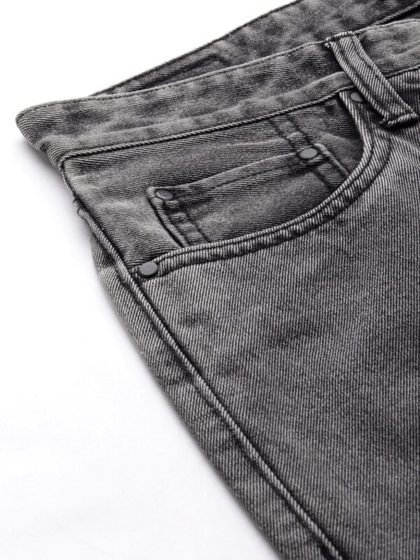 BENE KLEED Jeans for Men|Men Grey Relaxed Fit Solid Jeans | 100% Cotton Modern and Comfortable - Image 4