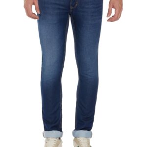 Peter England Men's Slim Tapered Jeans | Denim | Premium | Modern Fit