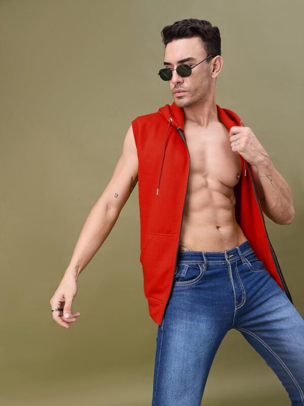 Fashion Gallery Men's Fleece Standard Length Jacket - Image 4