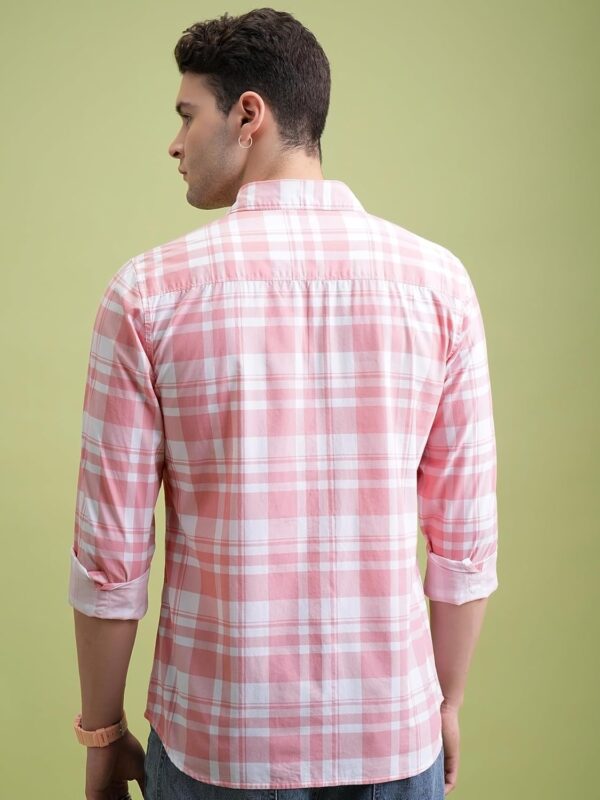 Highlander Men's Checkered Slim Fit PHSH000014 - Image 3