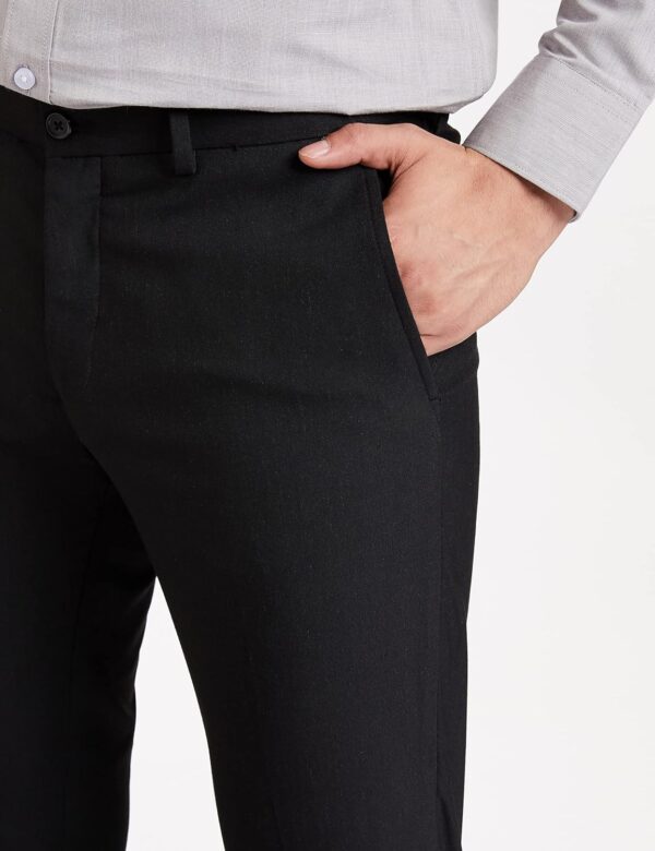 Amazon Brand - Symbol Men's Stretchable Formal Pants | Trousers (Slim Fit) - Image 4