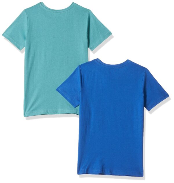 Amazon Brand - Symbol Graphic Regular Fit Boys 100% Cotton Printed Half Sleeves T-Shirt | Age 2-16 Years (Pack of 2) - Image 2