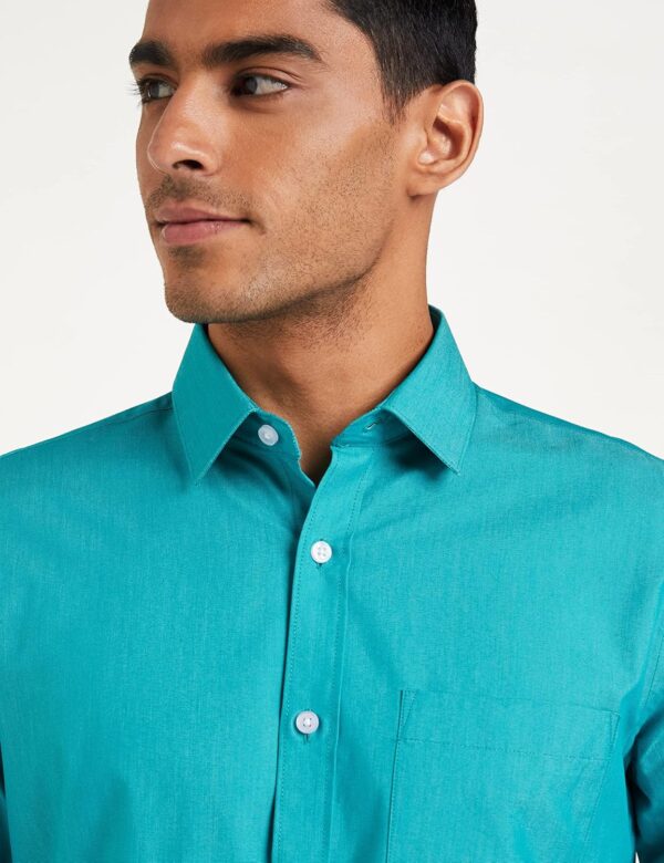 Amazon Brand - Symbol Men's Solid Slim Fit Formal Shirt - Image 4