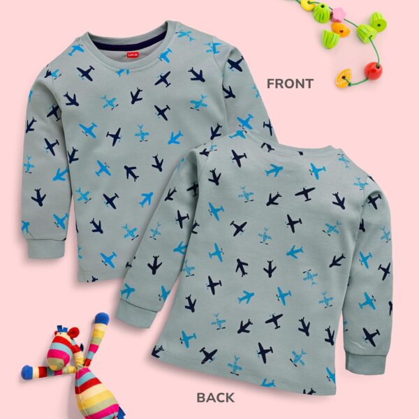 LuvLap Cartoon Regular Fit F/S Boys T-Shirt-PO4 - Image 2